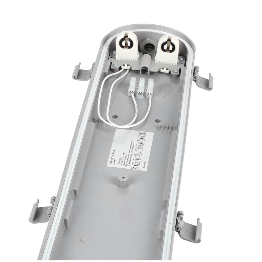 Lampada tecnica fluorescente 2xG13/22W/230V IP65