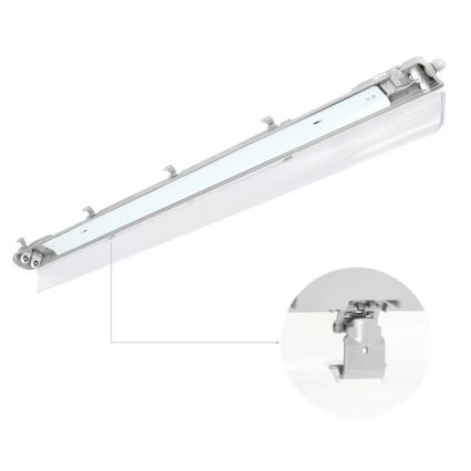 Lampada tecnica fluorescente HERMIC T8 2xG13/18W/230V IP65