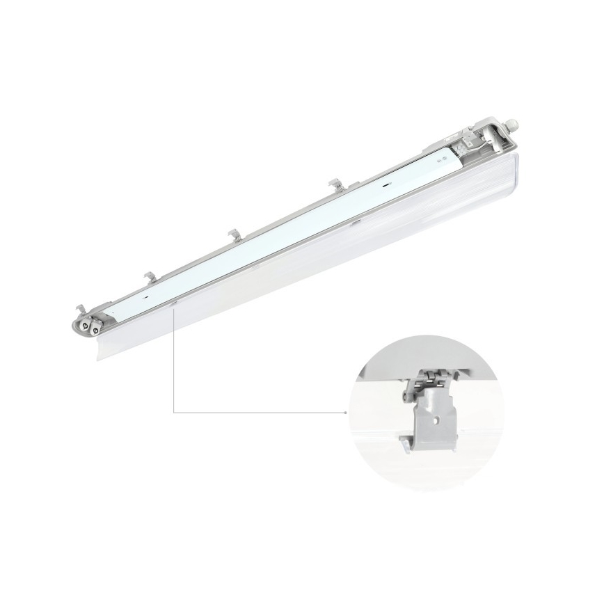 Lampada tecnica fluorescente HERMIC T8 2xG13/18W/230V IP65