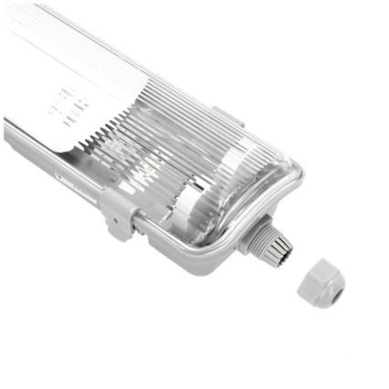 Lampada tecnica fluorescente HERMIC T8 2xG13/18W/230V IP65