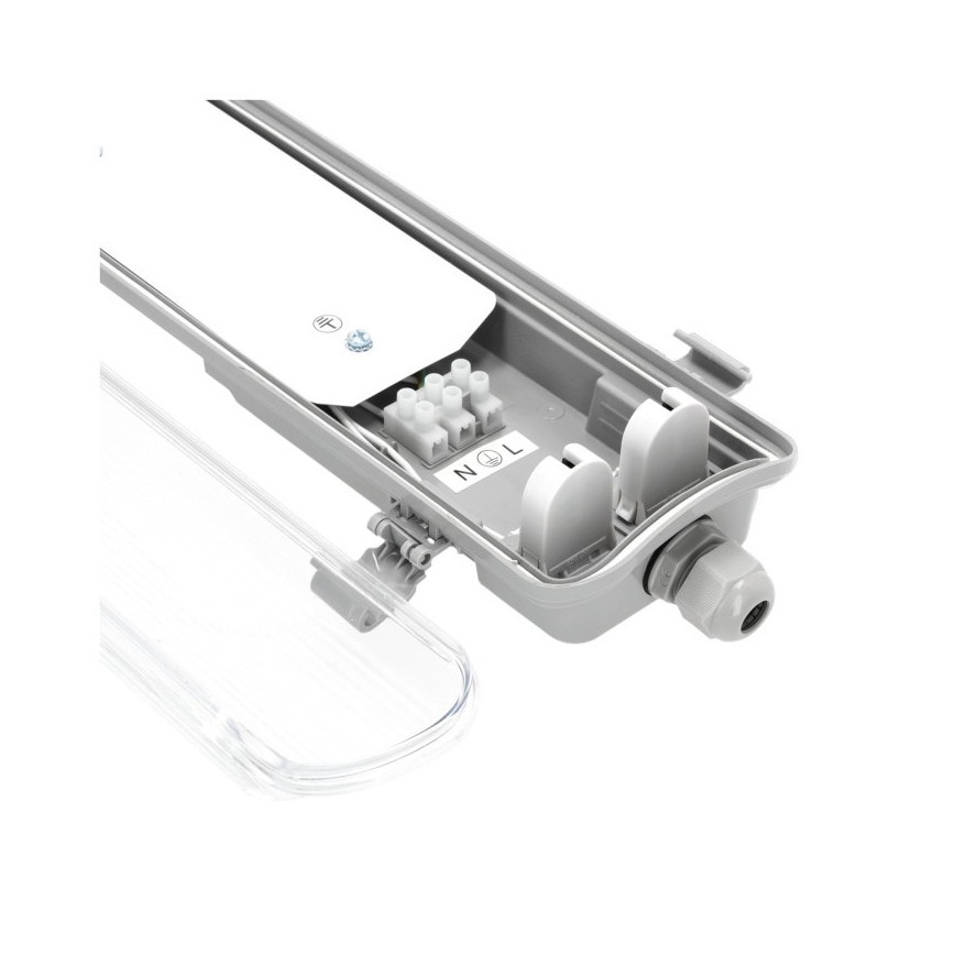 Lampada tecnica fluorescente HERMIC T8 2xG13/18W/230V IP65