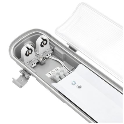 Lampada tecnica fluorescente HERMIC T8 2xG13/18W/230V IP65
