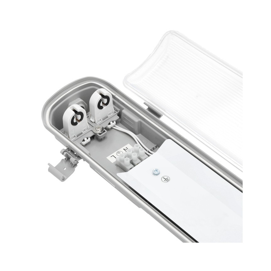Lampada tecnica fluorescente HERMIC T8 2xG13/18W/230V IP65