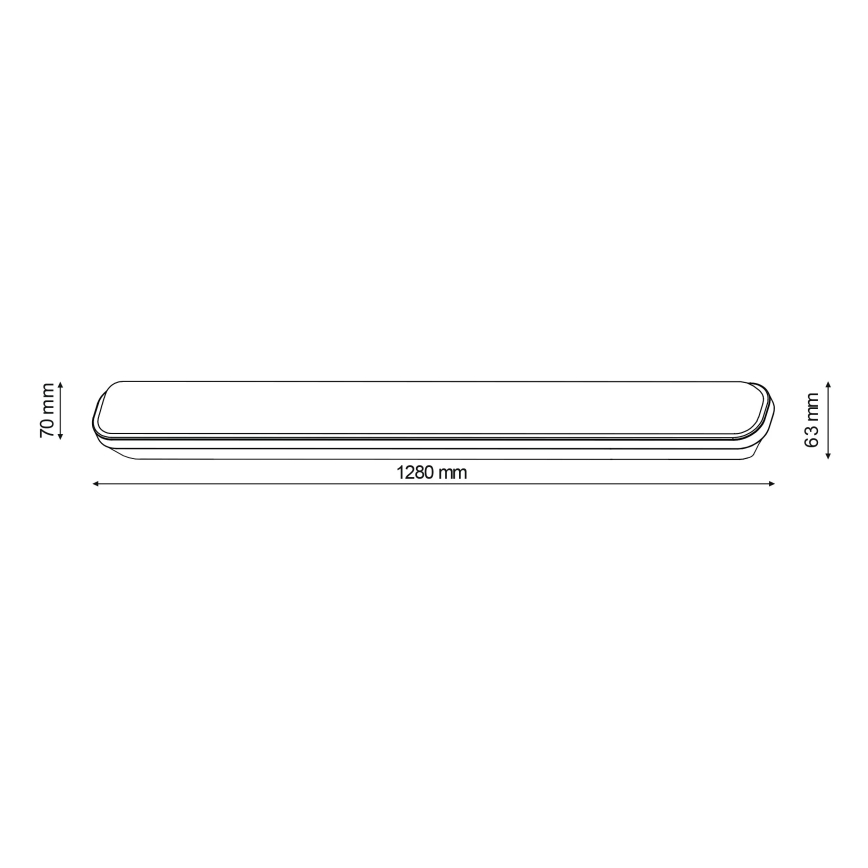 Lampada tecnica fluorescente LED 1xG13/18W/230V IP65