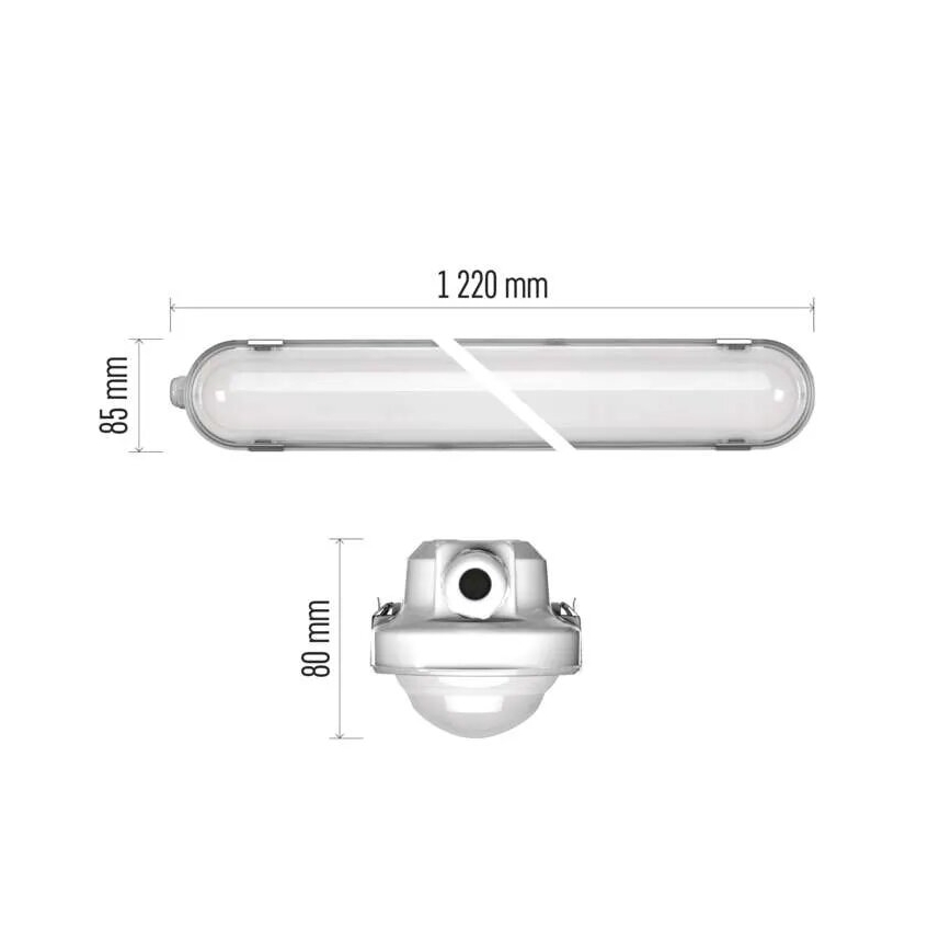 LED Dimmerabile tecnica chiaro con modulo di emergenza MISTY LED/32/40/48/54W/230V 4000/6500K IP66