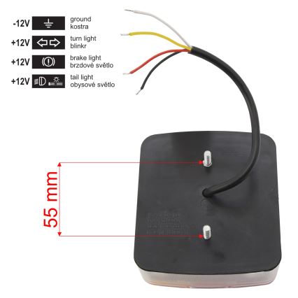 Lampada terminale combinata a LED 12V