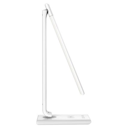 Lampada touch LED dimmerabile con ricarica wireless MEGGIE LED/8W/230V + USB