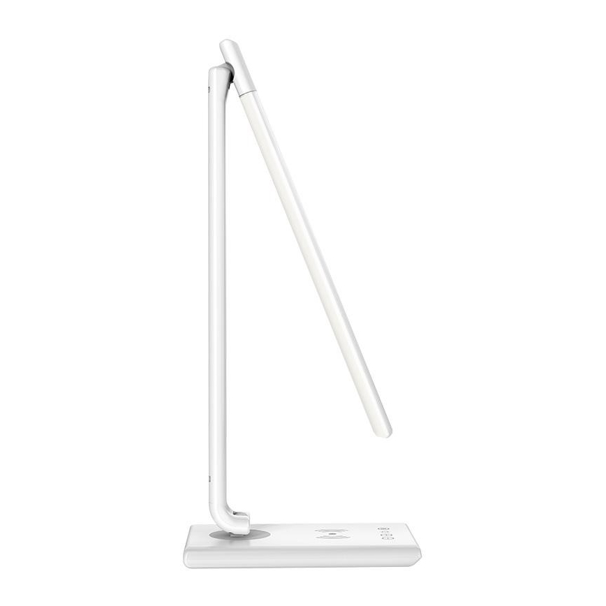 Lampada touch LED dimmerabile con ricarica wireless MEGGIE LED/8W/230V + USB