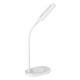 Lampada da tavolo touch LED dimmerabile con ricarica wireless OCTAVIA LED/7W/230V bianco