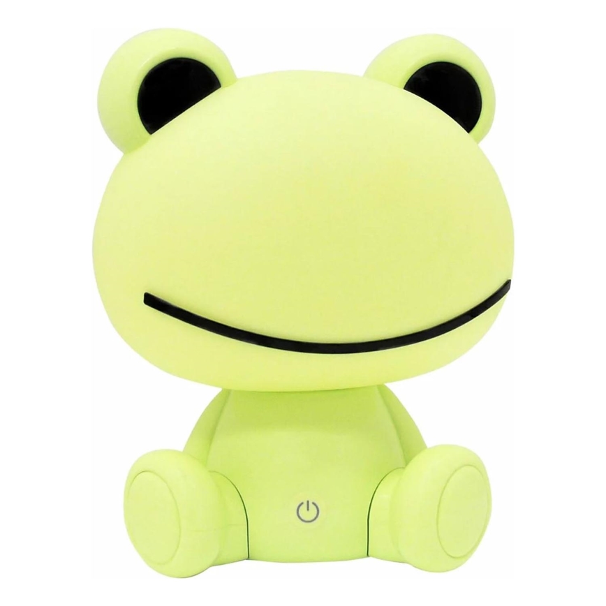 Lampada touch per bambini a LED dimmerabile FROG LED/2,5W/3,7V 1200 mAh