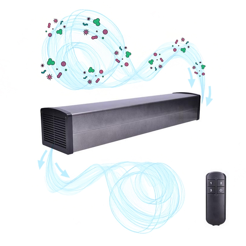 Lampada UV germicida indiretta 2G11/36W/230V/2x AAA + telecomando
