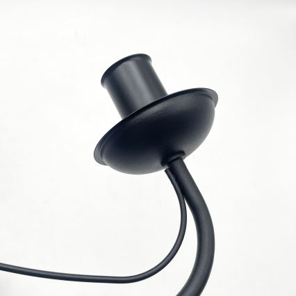 Lampadario a catena ANTON 3xE14/15W/230V nero