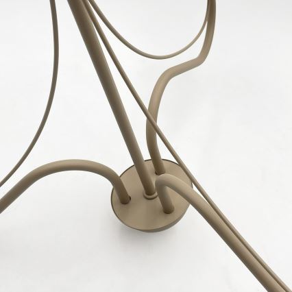 Lampadario a catena ANTON 3xE14/60W/230V beige