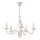Lampadario a catena ANTON 5xE14/60W/230V bianco patinato