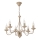 Lampadario a catena ANTON 6xE14/60W/230V beige