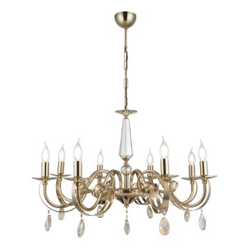 Lampadario a catena CASTRO 8xE14/40W/230V dorato