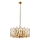 Lampadario a catena CRYSTALLINE 6xE14/40W/230V rame