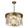 Lampadario a catena CRYSTALLINE 6xE27/40W/230V bronzo