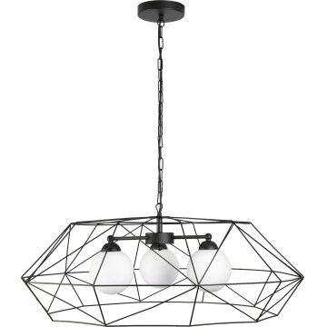 Lampadario a catena DEXA 3xG9/10W/230V nero