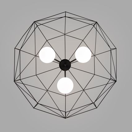 Lampadario a catena DEXA 3xG9/10W/230V nero