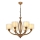 Lampadario a catena LAHORE 6xE27/40W/230V bronzo