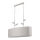 Lampadario a catena NOEMI 2xE27/60W/230V argento/bianco patinato