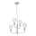 Lampadario a catena ORLANDO 4xE27/60W/230V argento