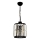 Lampadario a catena PUNE 1xE27/40W/230V nero