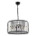 Lampadario a catena PUNE 3xE27/40W/230V nero