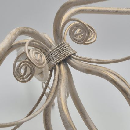 Lampadario a catena RETRO II 5xE27/60W/230V bianco patinato