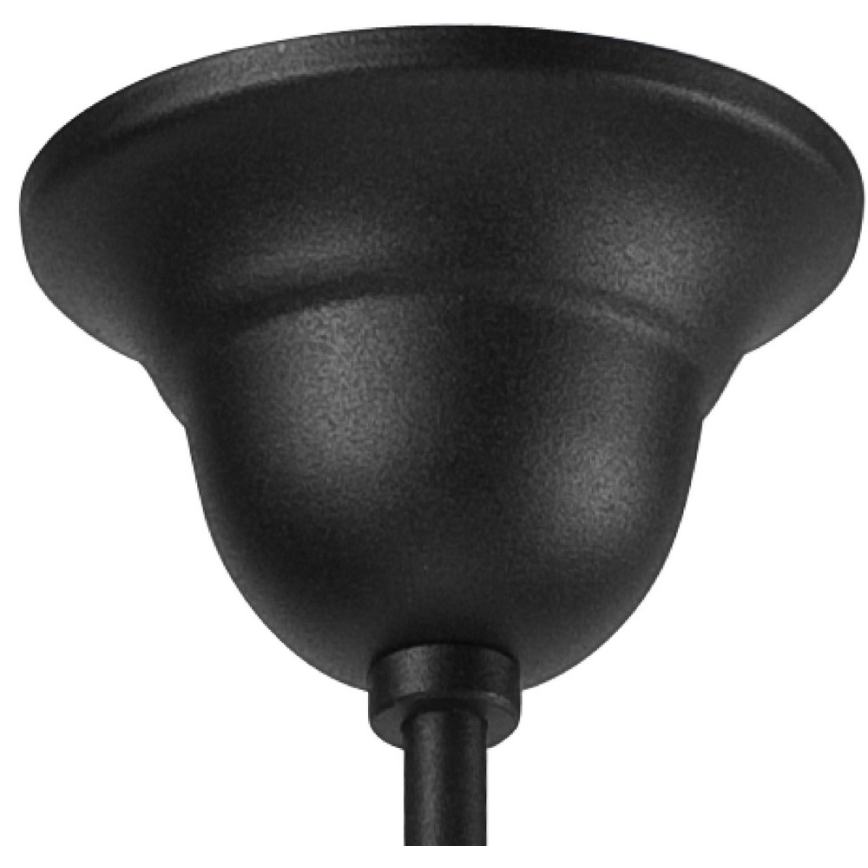 Lampadario a catena RETRO II 5xE27/60W/230V nero opaco