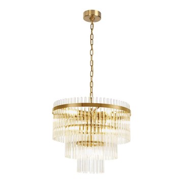 Lampadario a catena SABRINA 7xE14/40W/230V, dorato