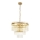 Lampadario a catena SABRINA 7xE14/40W/230V, dorato