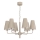 Lampadario a catena TORTOLA 6xE14/15W/230V beige