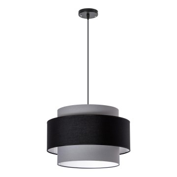 Lampadario a cavo 1xE27/60W/230V grigio