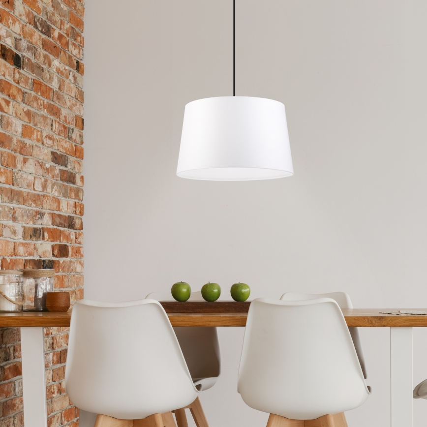Lampadario a cavo AIDA 1xE27/60W/230V Ø 35 cm rovere/noce/bianco