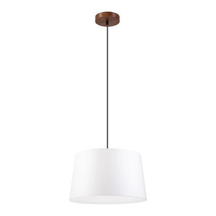 Lampadario a cavo AIDA 1xE27/60W/230V Ø 35 cm rovere/noce/bianco