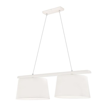 Lampadario a cavo AIDA 2xE27/60W/230V rovere
