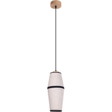 Lampadario a cavo AMIGO 1xE27/25W/230V rovere