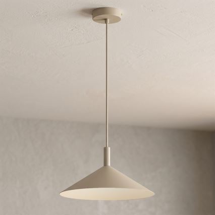 Lampadario a cavo ANEGA 1xGX53/15W/230V Ø 30 cm beige