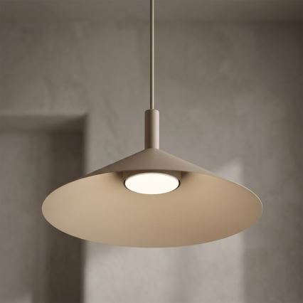 Lampadario a cavo ANEGA 1xGX53/15W/230V Ø 30 cm beige