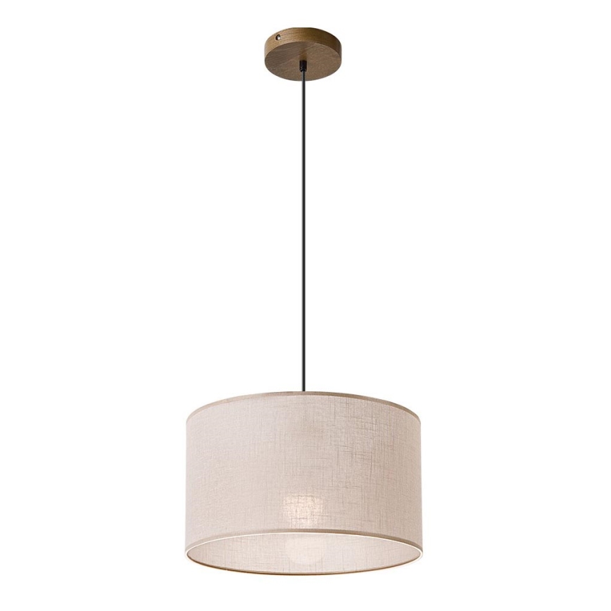 Lampadario a cavo ANTONIO 1xE27/60W/230V faggio