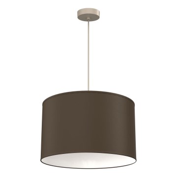 Lampadario a cavo ARDEN 1xE27/15W/230V Ø 40 cm beige/marrone