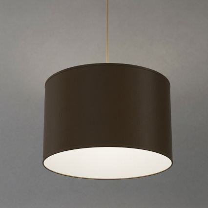 Lampadario a cavo ARDEN 1xE27/15W/230V Ø 40 cm beige/marrone