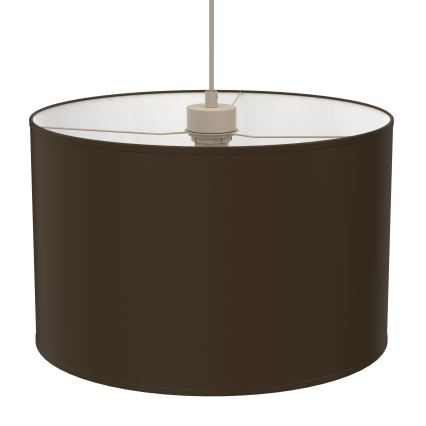 Lampadario a cavo ARDEN 1xE27/15W/230V Ø 40 cm beige/marrone