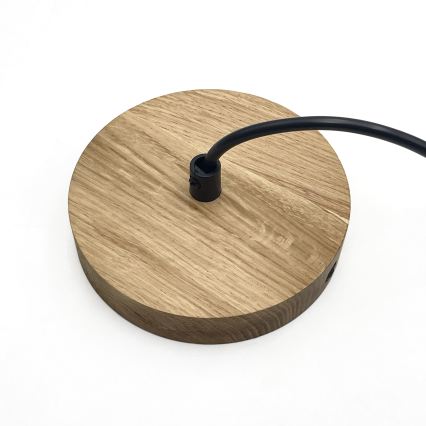 Lampadario a cavo ASTA 1xE27/60W/230V Ø 28 cm rovere