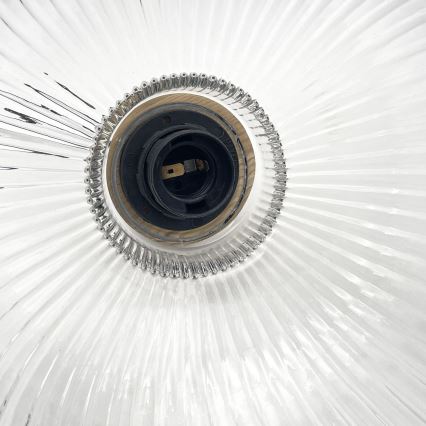 Lampadario a cavo ASTA 1xE27/60W/230V Ø 28 cm rovere