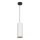 Lampadario a cavo AVALO 1xE27/60W/230V bianco/rame