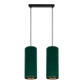 Lampadario a cavo AVALO 2xE27/60W/230V verde/rame