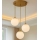 Lampadario a cavo BALLISTIC 3xE27/40W/230V dorato